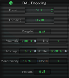 DAC Encoding